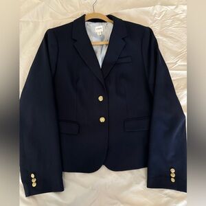 JCrew Factory Original schoolboy blazer navy sz 14